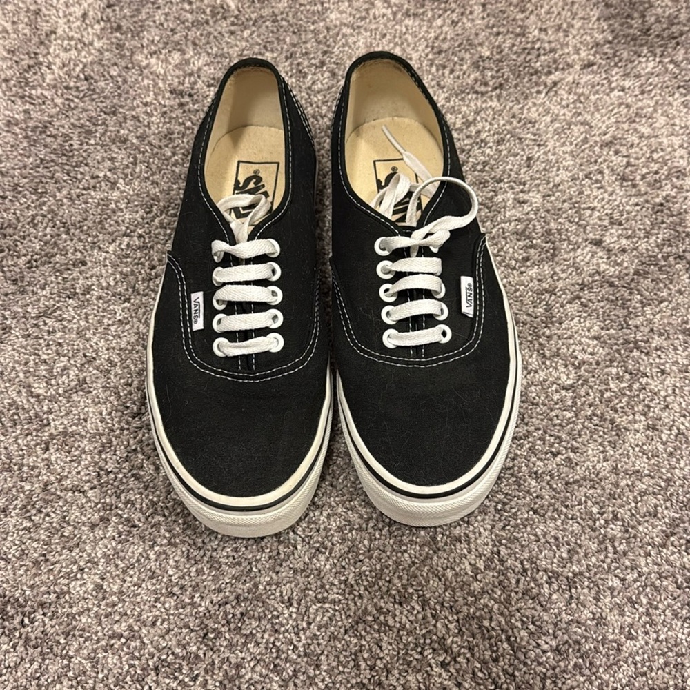 Black Vans Never Worn